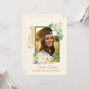 Convites de Aniversário de Graduação Elegantes Mod