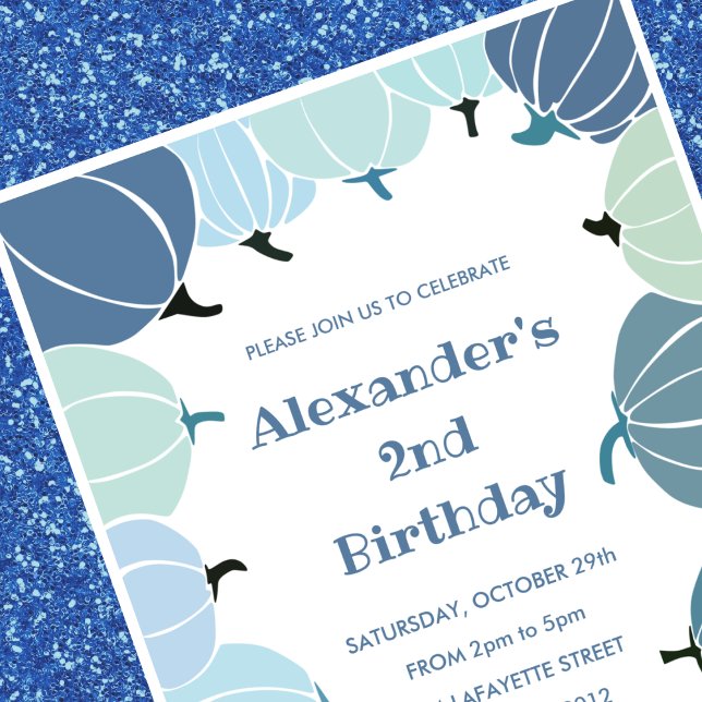 convites de aniversário de Halloween 2º aniversári (Halloween-2nd-birthday-invitations-cute-pumpkin-1)