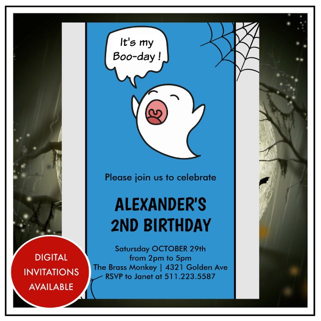 convites de aniversário de Halloween 2º assustador (halloween-2nd-birthday-invitation-second-1)