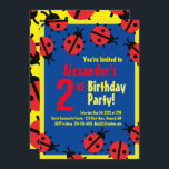 Convites de aniversário de Lady Bug Animal Kid<br><div class="desc">Quem não ama um inseto que está aqui para a festa? Estes convites adoráveis são perfeitos para a rua, segundo, 3º, 4º, 5, 6 ou festa de aniversário do seu filho! Ou, só para qualquer evento de amantes de inseto! Também funciona como excelente para um inseto, primavera ou festa temerária...</div>