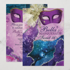 Convites de Aniversário de Mascarada