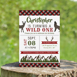 Convites de aniversário do Wild One Boys