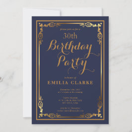 Convites de Aniversário Elegantes e Modernos para