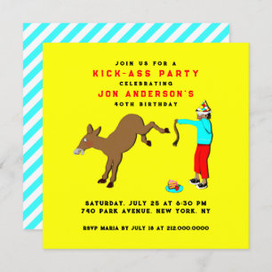 Convites de Aniversário Engraçados