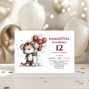 Convites de aniversário infantis tema animais dive