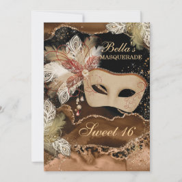 Convites de aniversário mascarada