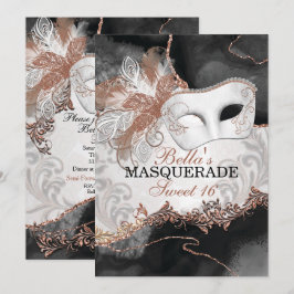 Convites de aniversário mascarada