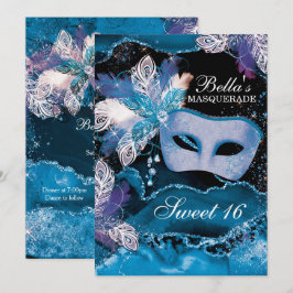 Convites de aniversário mascarada