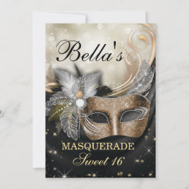 Convites de aniversário mascarada