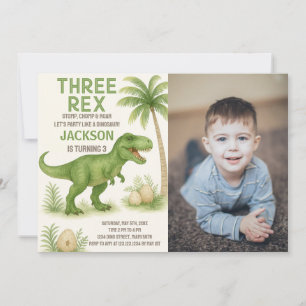 Convites de aniversário para dinossauros itinerant