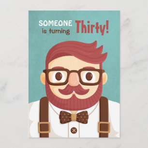 Convites de Aniversário para Homens com Bigode