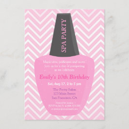 Convites de Aniversário para Meninas com Salão de