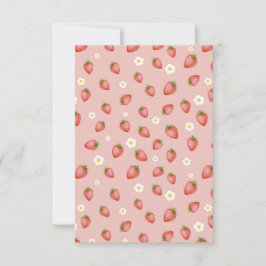 Convites de Aniversário Temáticos de Morango Berry