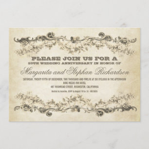 convites de aniversário vintage shabby