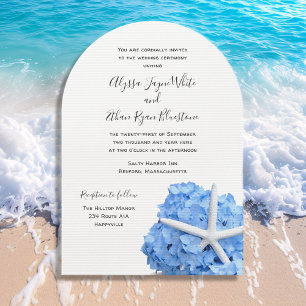 Convites de Arca Azul de Casamento de Jardim Coste