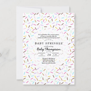 Convites de Baby Sprinkle