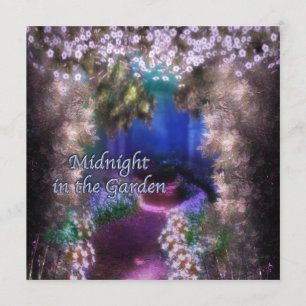 Convites de Baile de Formatura sob Luz Lunar Rósea