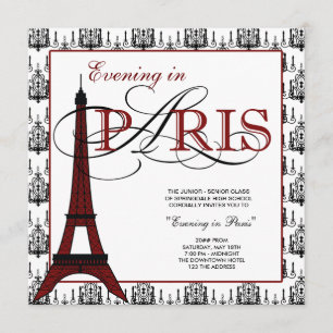 Convites de Baile de Paris