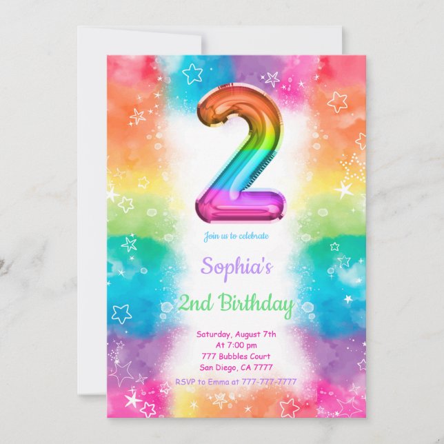 Convites de Balões (Frente)