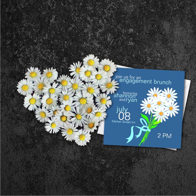 Convites de Brunch de noivado {Blue} (Criador carregado)