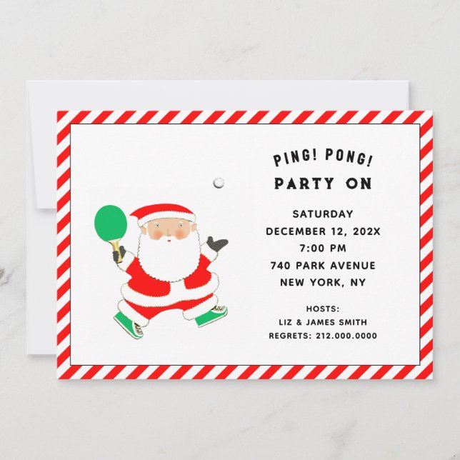 Convites de Casa Aberta no Feriado de Natal (Frente)