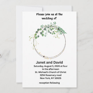Convites de Casamento