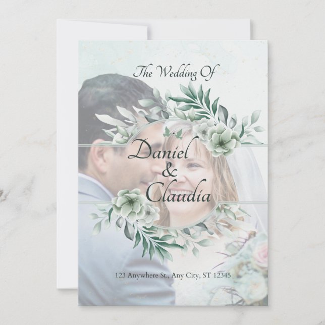 Convites de Casamento  (Frente)