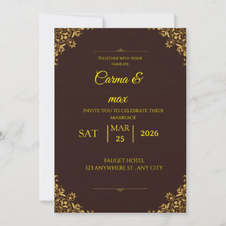 Convites de casamento