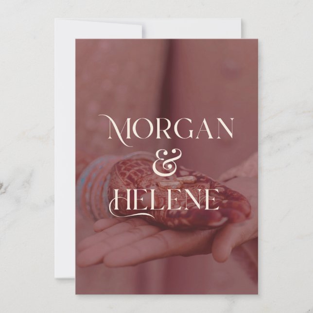 Convites de Casamento  (Frente)