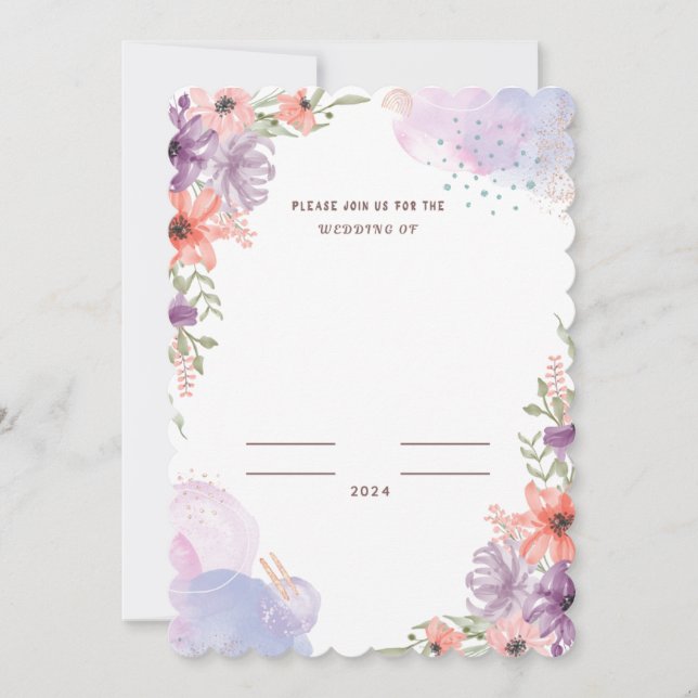 Convites de Casamento  (Frente)