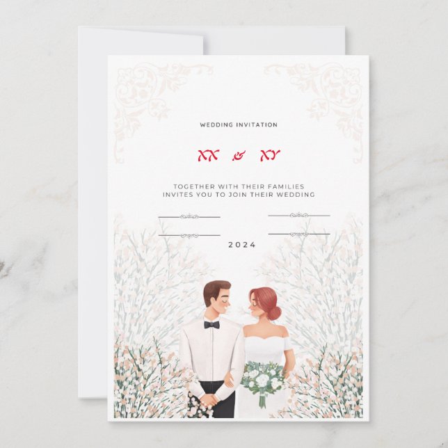 Convites de Casamento  (Frente)