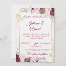 Convites de casamento