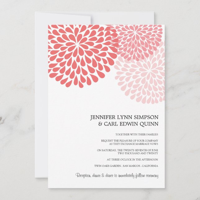 Convites de Casamento Annalee (Pewter) (Frente)