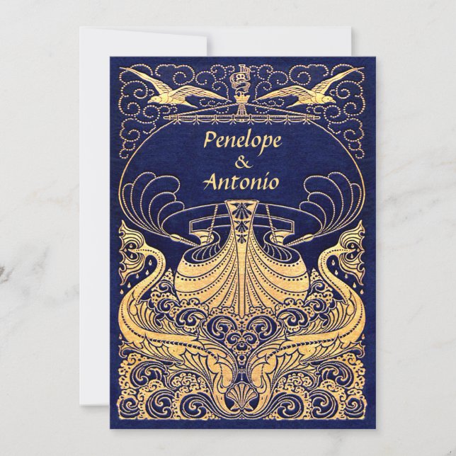 Convites De Casamento Antigos E Antigos Faseados N (Frente)