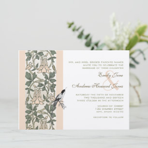 Convites de Casamento Beija-flor Rosa Milenar