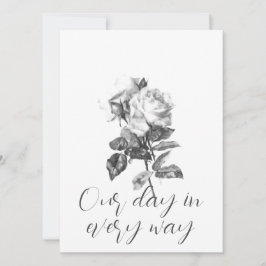 CONVITES DE CASAMENTO Cartão Plano ESTILO ARTE&DES