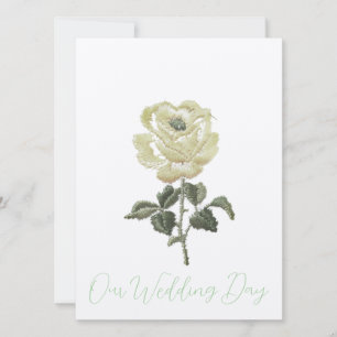 CONVITES DE CASAMENTO Cartão Plano ESTILO DE ARTE&