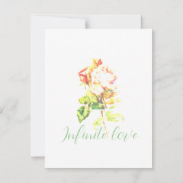CONVITES DE CASAMENTO Cartão Plano ESTILO DE ARTE&