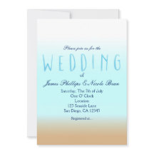 Convites de Casamento com Aquarela Elegante Ombre 