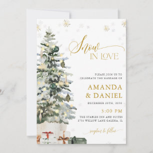 Convites de Casamento com Árvore de Natal