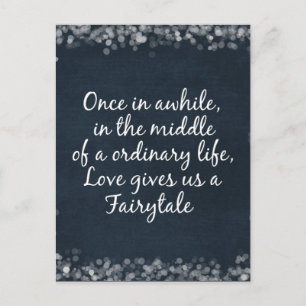 Convites de Casamento com Citação de Amor