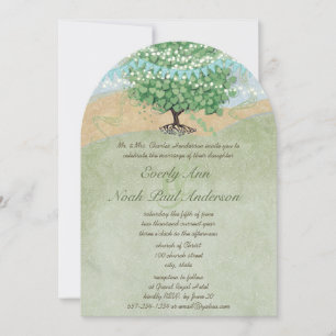 Convites de Casamento com Pennant de Bunting Amare