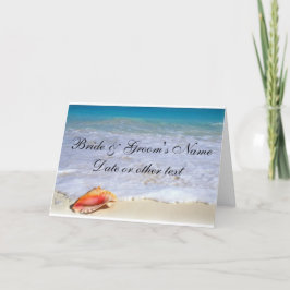 Convites de Casamento com Tema de Praia