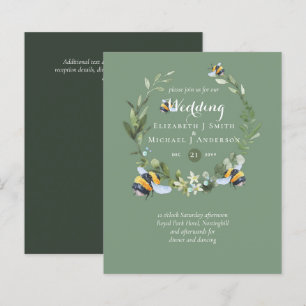 CONVITES DE CASAMENTO de Abelhas Eucalyptus
