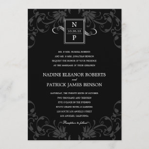 Convites de Casamento de Elegância Refinados (Pre