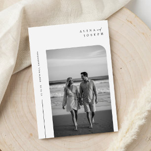 Convites de casamento de Foto Boho Elegante de Orç