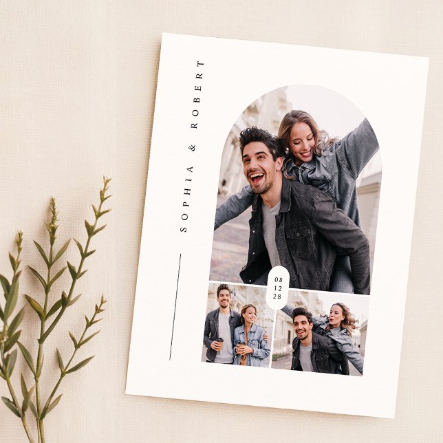 Convites de casamento de Fotografia Elegante de Or (Criador carregado)