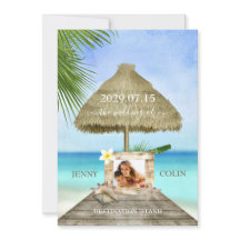 Convites de casamento de fotos personalizadas de p