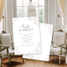 Convites De Casamento De Fronteira Clara De Nomes