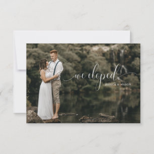 Convites de Casamento de Fuga com Fotos